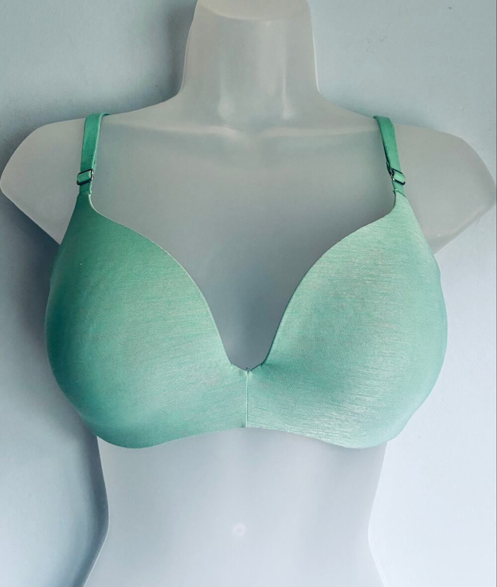 Victoria's Secret PINK Pushup Bra 32DD Green Padded Everyday